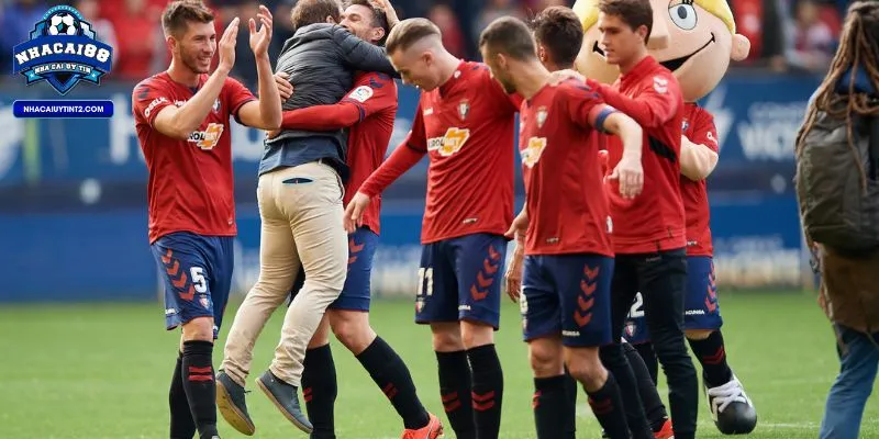 Đội khách CA Osasuna cũng là đối thủ khó chơi 